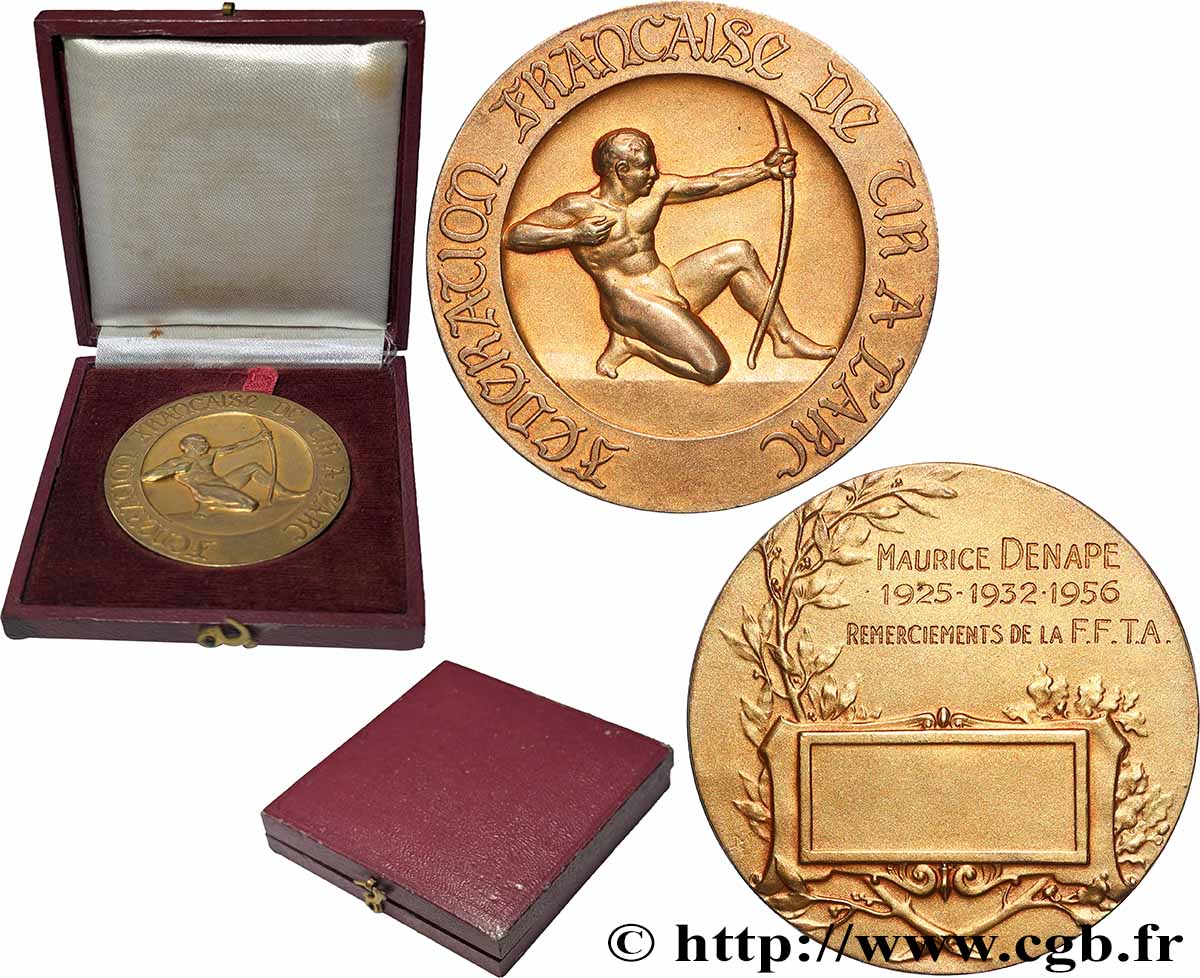 IV REPUBLIC Médaille, Fédération française de tir à l’arc AU