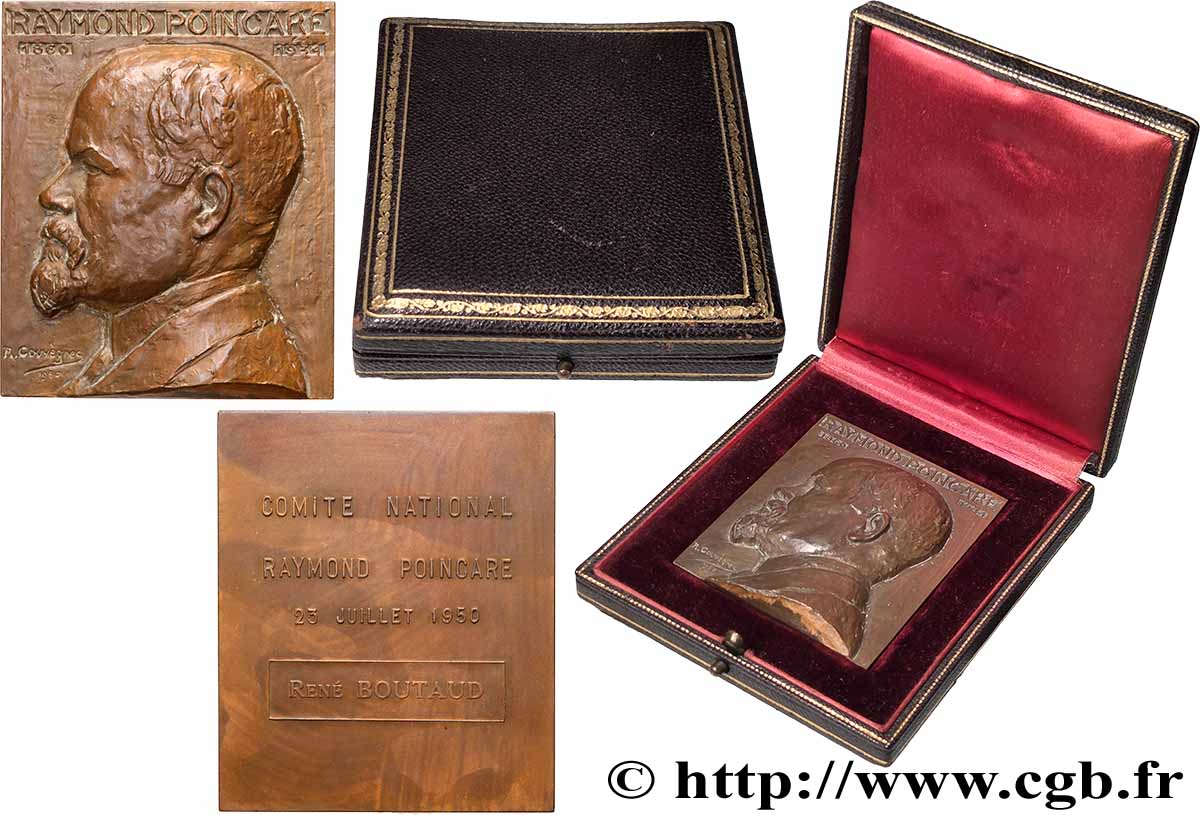IV REPUBLIC Plaquette, Comité national Raymond Poincaré AU
