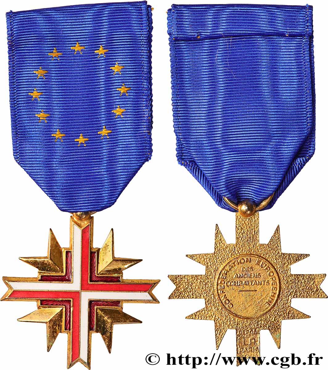 EUROPA Médaille, Croix du combattant de l Europe, Confédération Européenne des Anciens Combattants fVZ
