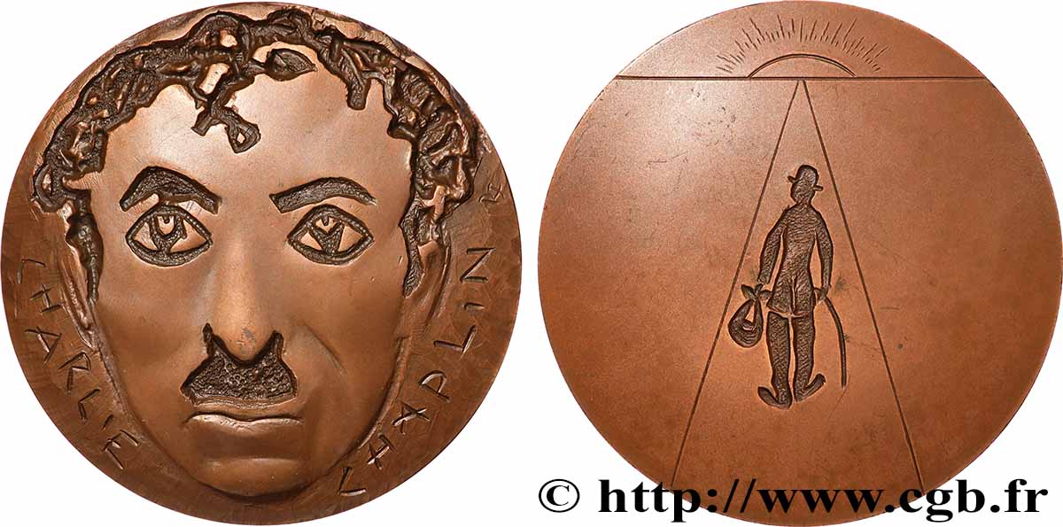 ARTISTS : FILM MAKERS, DIRECTORS, ACTORS, COMEDIANS Médaille, Charlie Chaplin AU