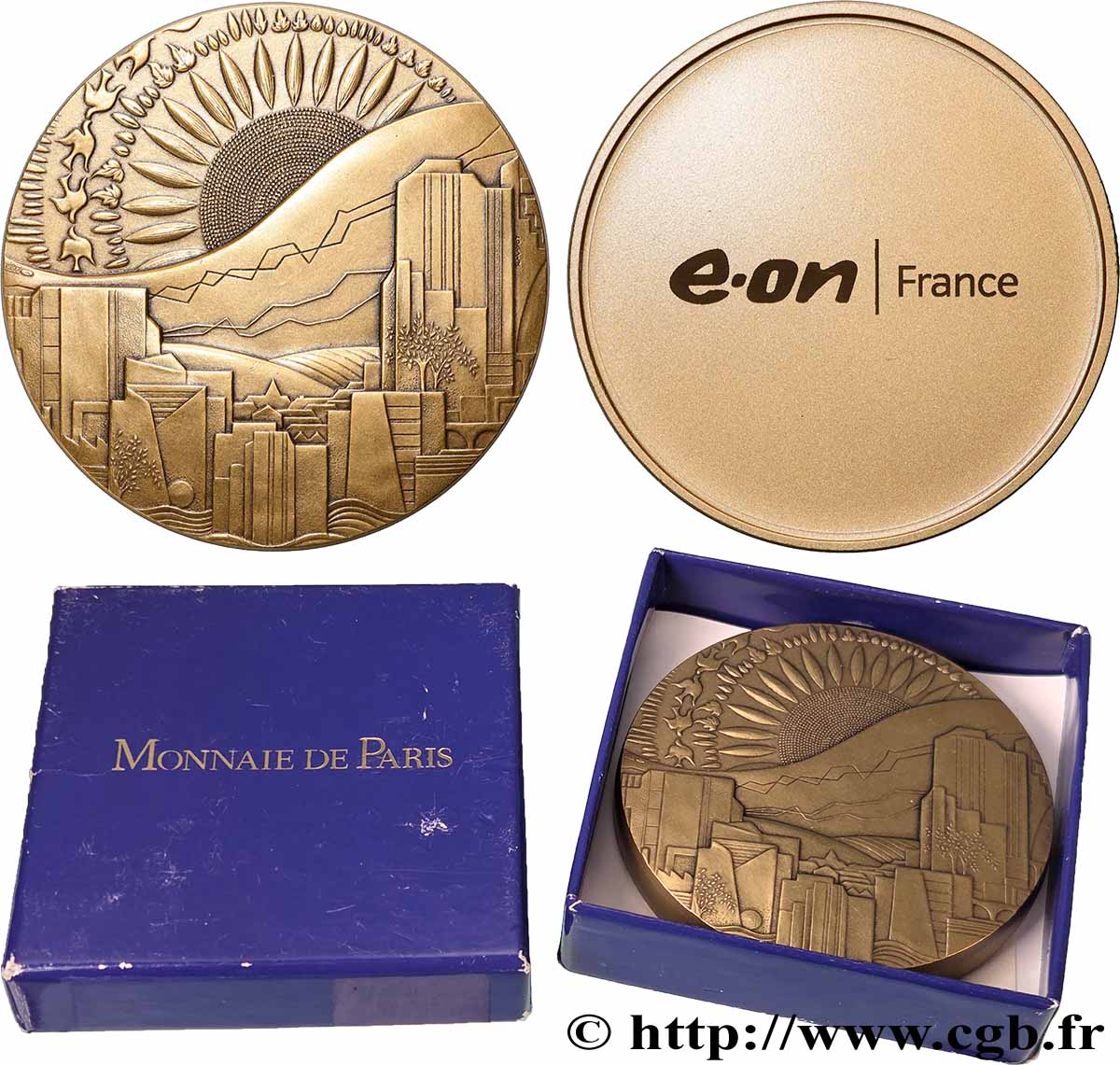 CINQUIÈME RÉPUBLIQUE Médaille, E.on France SUP