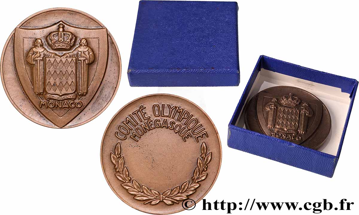 MONACO - PRINCIPATO DI MONACO - RANIERI III Médaille, Comité olympique, Monaco SPL
