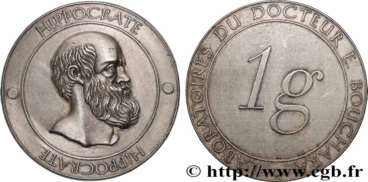 MEDICINE - MEDICAL SOCIETIES - DOCTORS Médaille, Laboratoires du docteur E. Bouchara XF