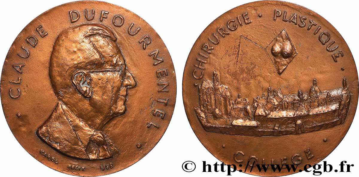 FUNFTE FRANZOSISCHE REPUBLIK Médaille, Claude Dufourmentel fVZ
