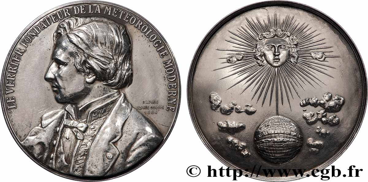 V REPUBLIC Médaille, Urbain Le Verrier AU