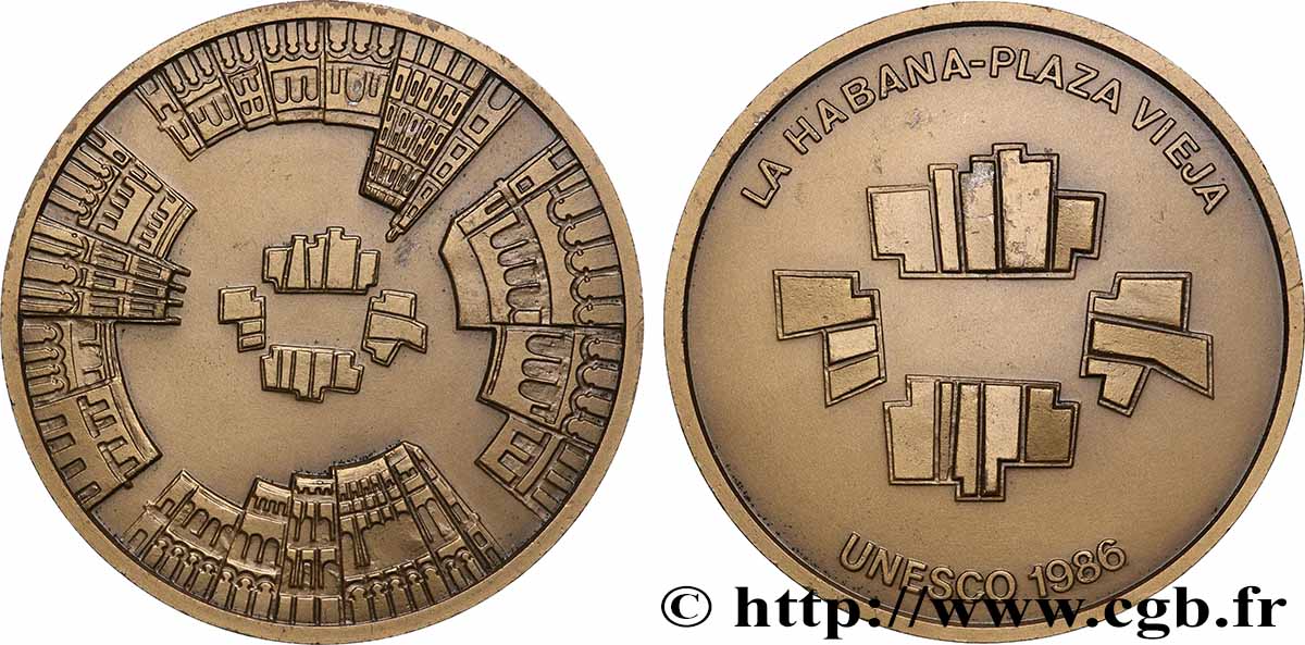 CUBA Médaille, La Vieille Havane AU