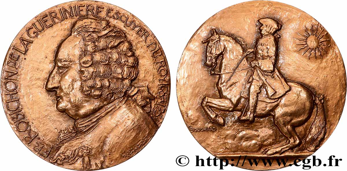 IV REPUBLIC Médaille, François Robichon de La Guérinière MS