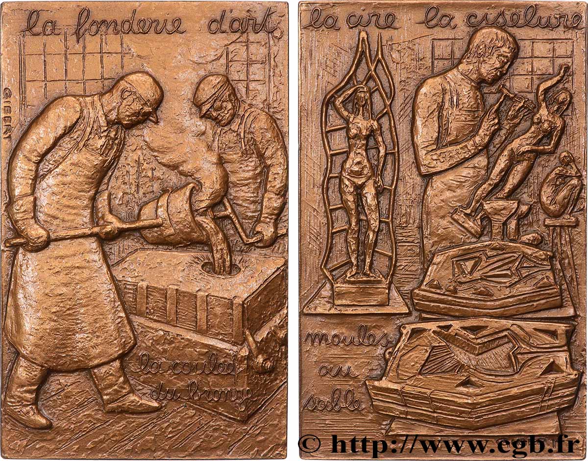 V REPUBLIC Plaquette, La fonderie d’art AU