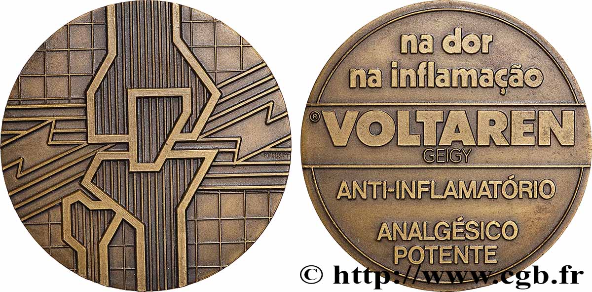 PORTUGAL Médaille, VOLTAREN, n°213 AU