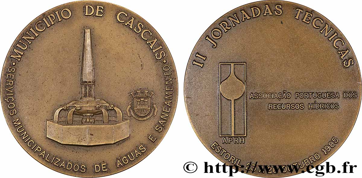 PORTUGAL Médaille, Services municipaux d’eau et d’assainissement AU
