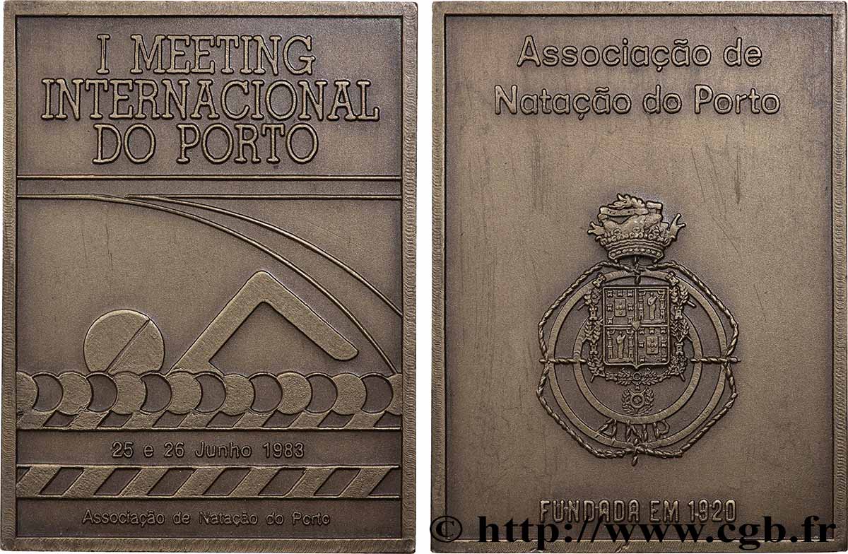 PORTOGALLO Plaquette, Association de natation, Meeting international, n°28 q.SPL