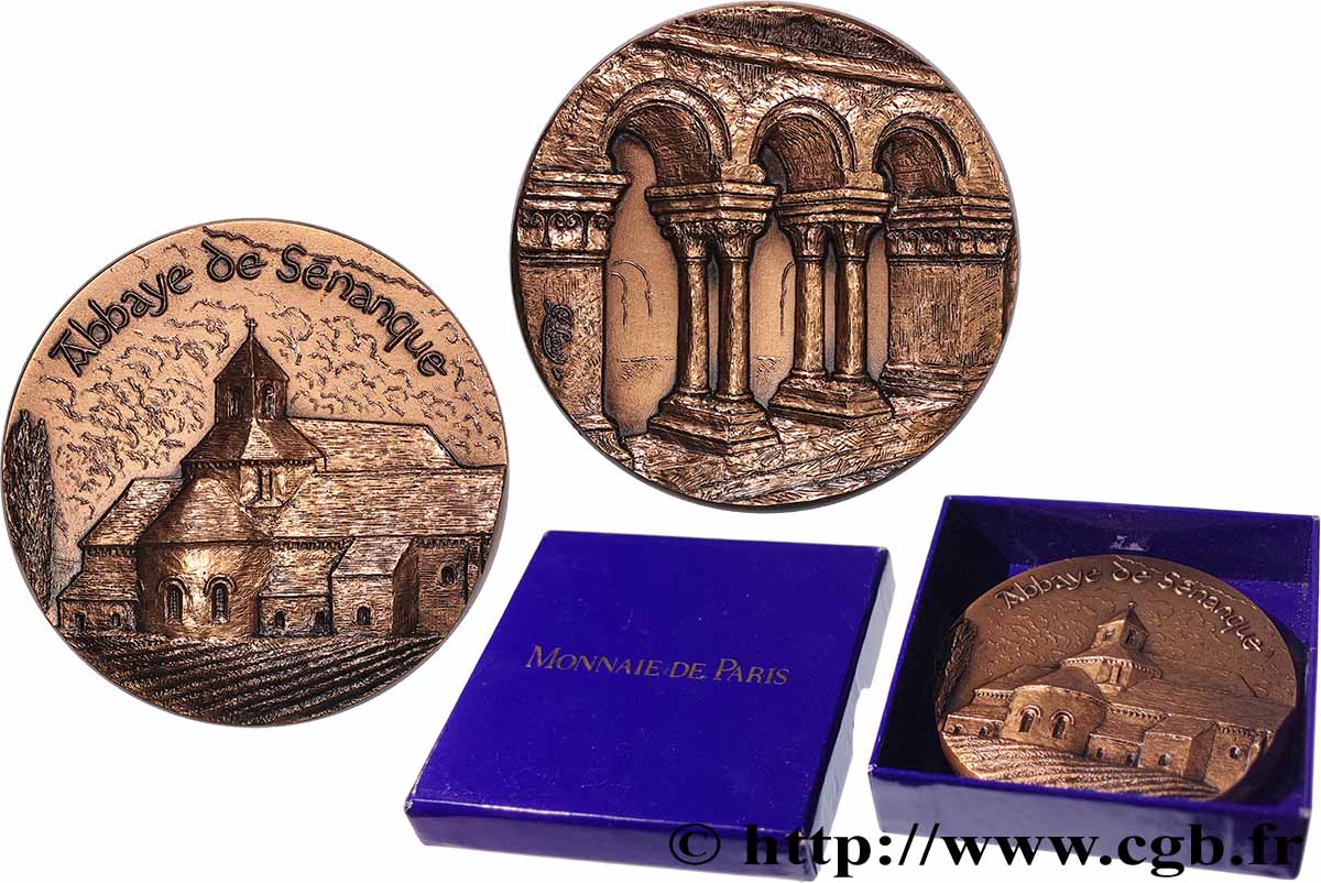 V REPUBLIC Médaille, Abbaye de Sénanque MS