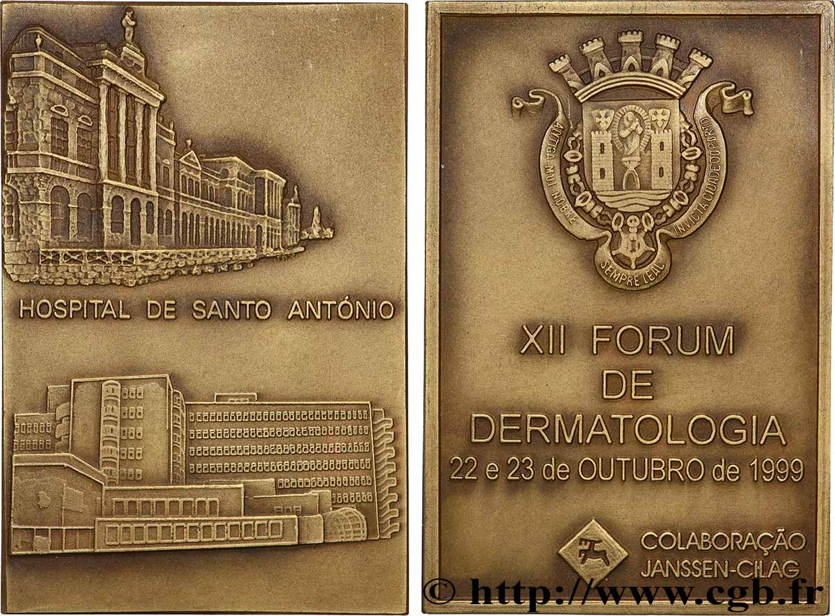 PORTUGAL Plaquette, Hôpital de Santo Antonio, n°543 fVZ