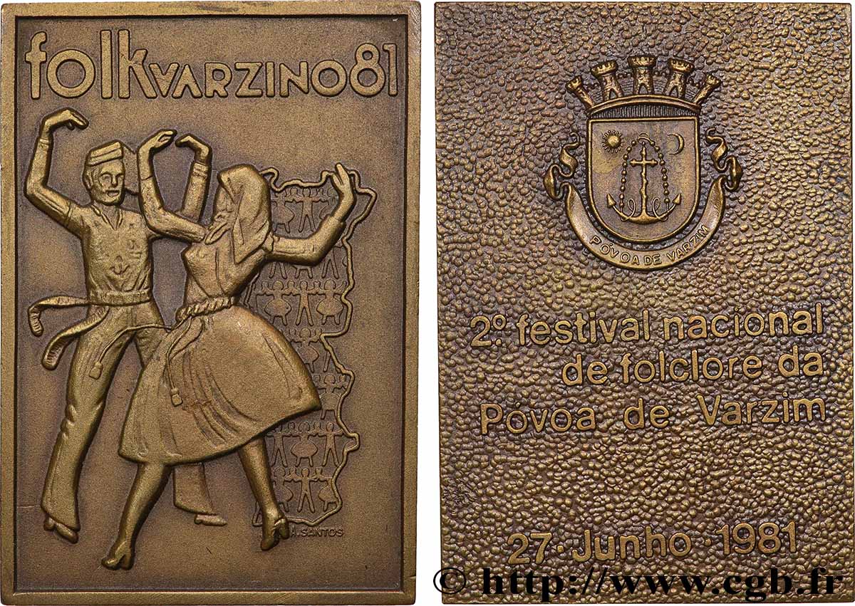 PORTUGAL Plaquette, Festival nationaldu folklore MBC+