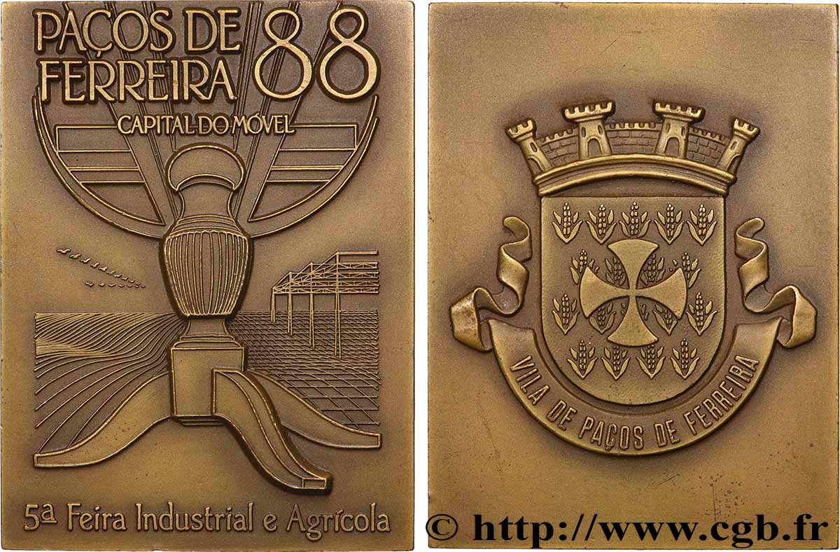 PORTUGAL Plaquette, 5e Foire industrielle et agricole SUP/TTB