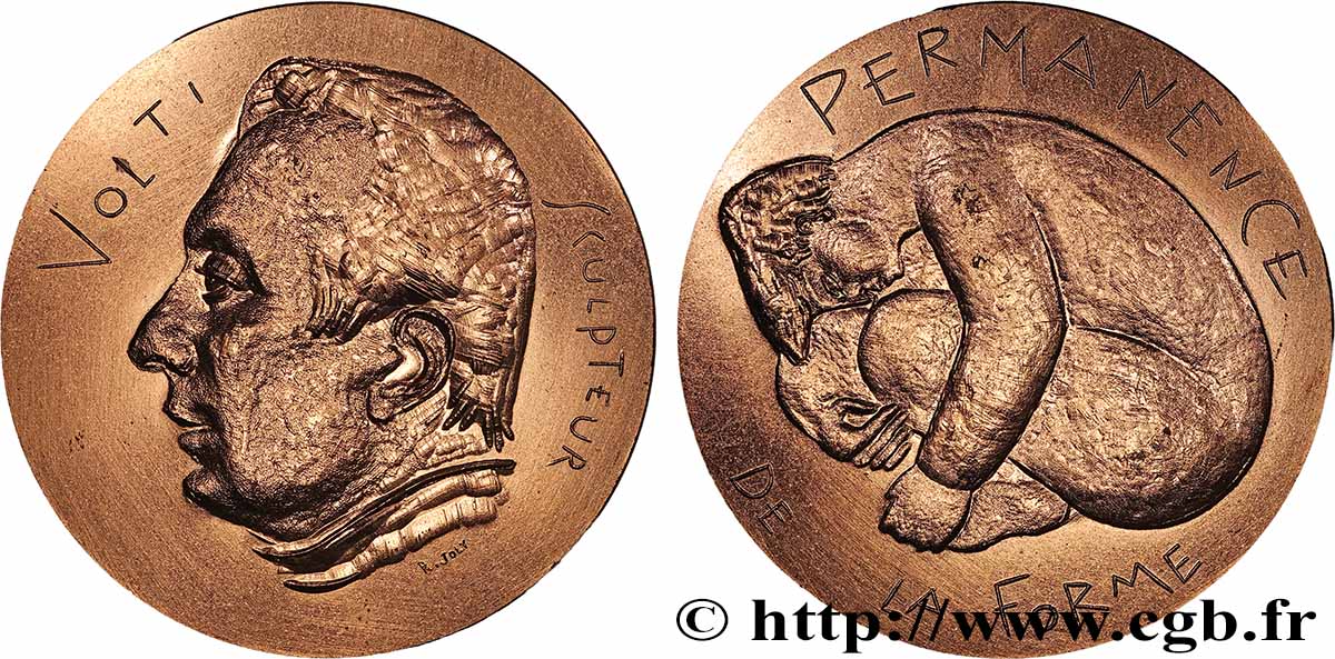 ARTISTS : ENGRAVORS, PAINTERS, SCULPTORS, DESIGNERS Médaille, Antoniucci Volti AU