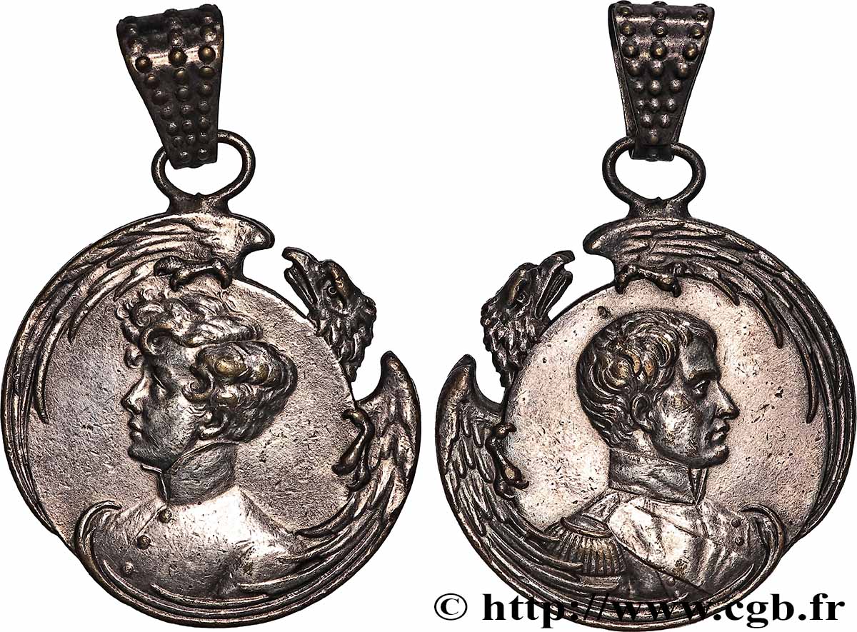 NAPOLEON II Médaille, L’aiglon, Napoléon Ier et Napoléon II SS