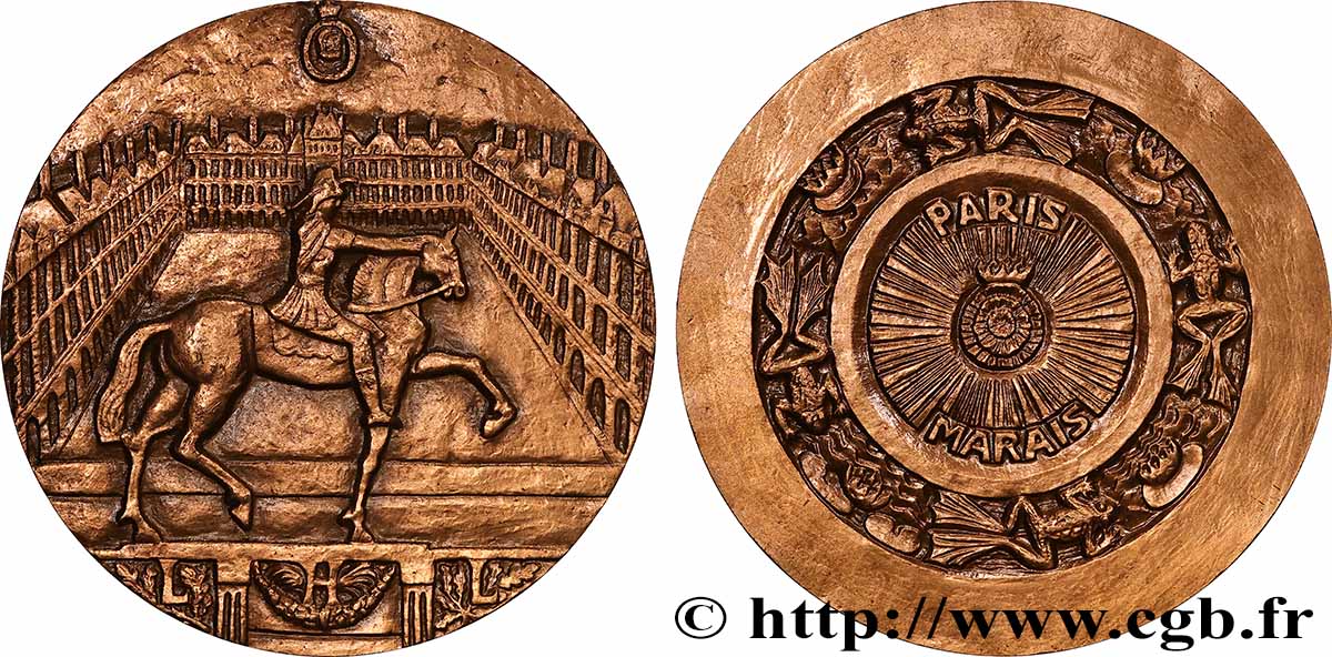 CINQUIÈME RÉPUBLIQUE Médaille, Paris Marais SUP