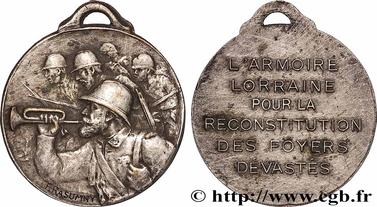 DRITTE FRANZOSISCHE REPUBLIK Médaille, L’armoire lorraine SS