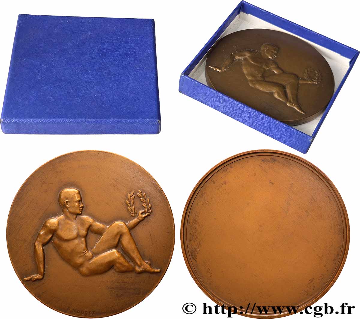 QUATRIÈME RÉPUBLIQUE Médaille de récompense TTB+/TTB