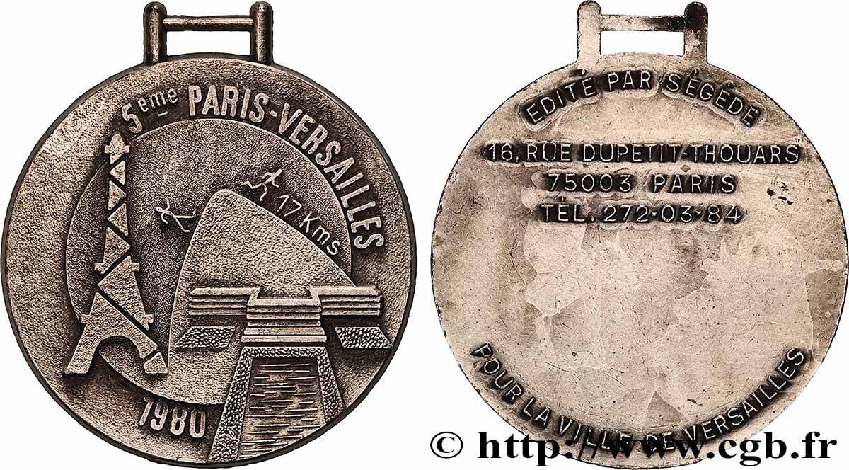 V REPUBLIC Médaille, 5e Paris-Versailles AU
