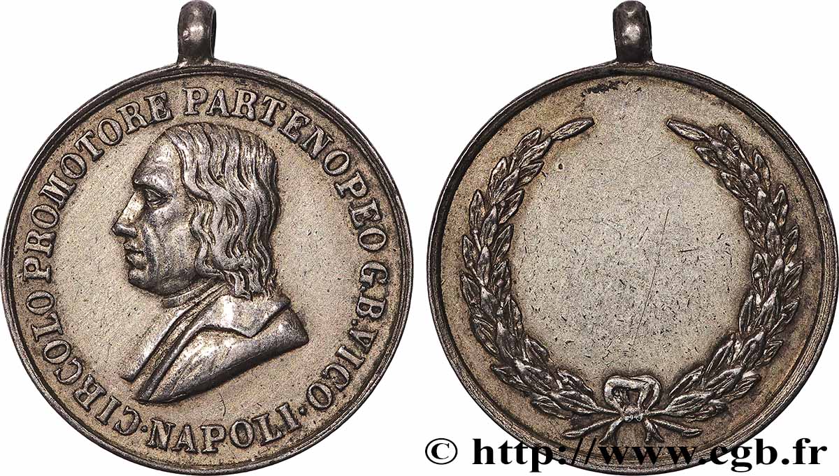 ITALIE Médaille, Circolo Promotore Partenopeo Giambattista Vico TTB