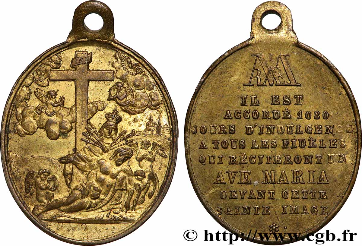 MÉDAILLES RELIGIEUSES Médaille, Piéta TTB+