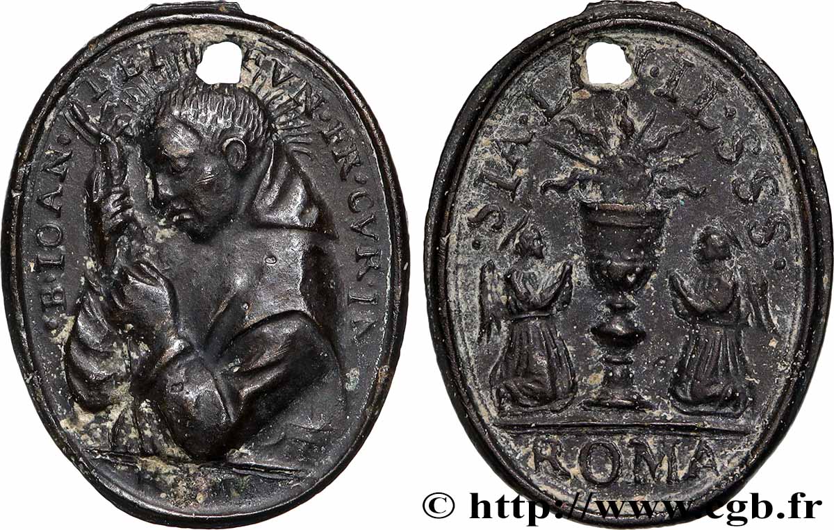 MÉDAILLES RELIGIEUSES Médaille, Saint Jean TTB