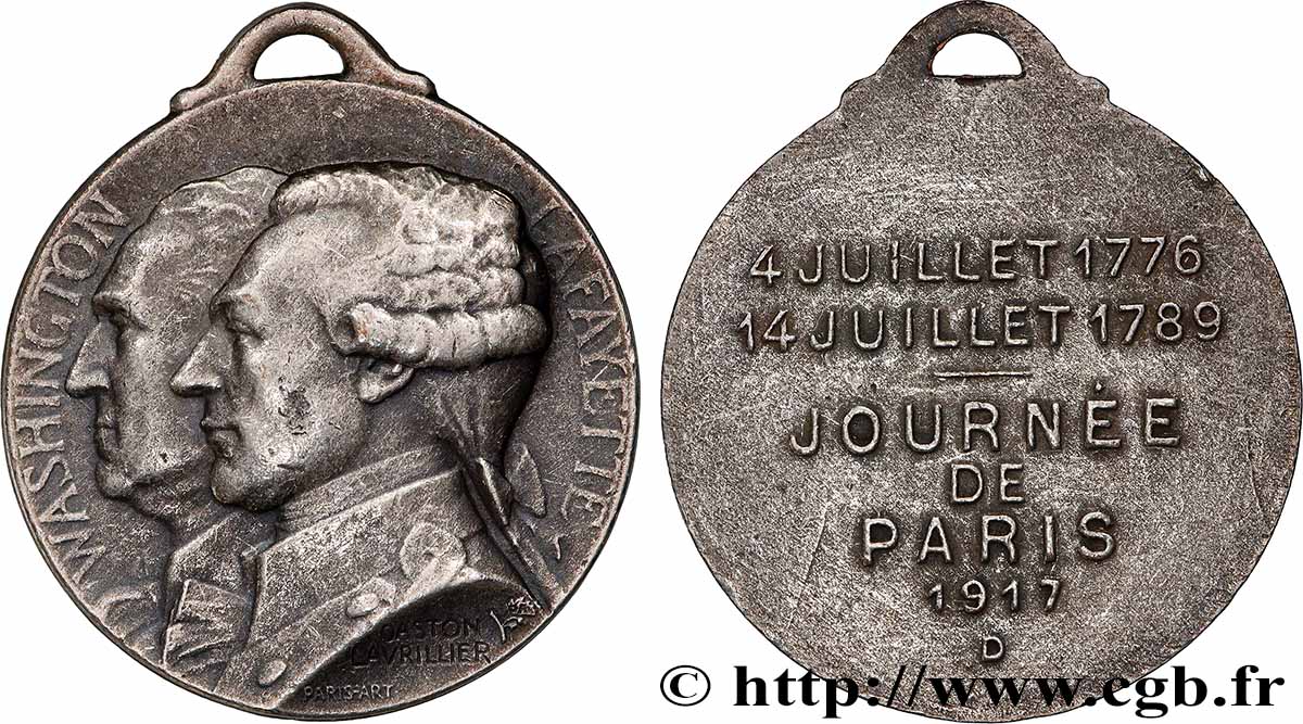 DRITTE FRANZOSISCHE REPUBLIK Médaille, Journée de Paris fVZ