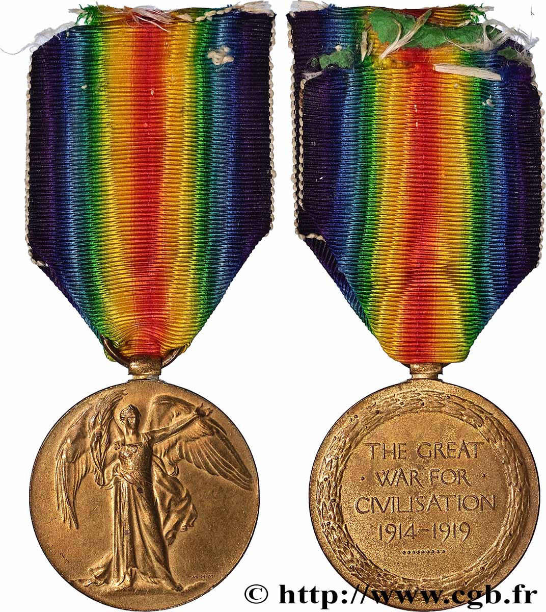 UNITED KINGDOM Médaille interalliée, Grande Guerre de civilisation AU