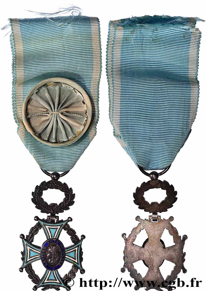 ACADÉMIES ET SOCIÉTÉS SAVANTES Médaille, Arts-Sciences-Lettres, officier fVZ