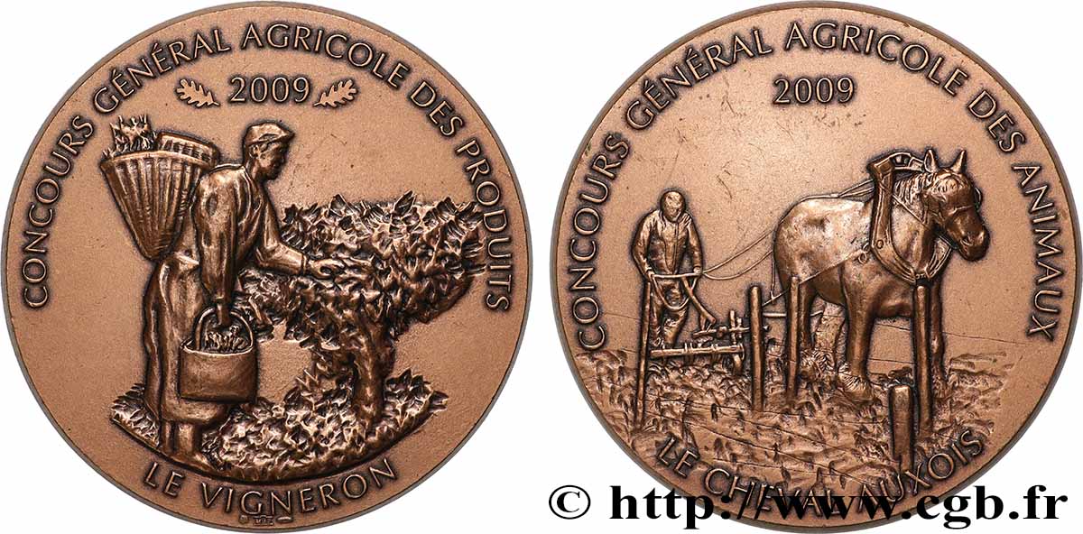 V REPUBLIC Médaille, Concours général agricole AU