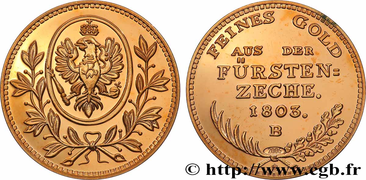 SÉRIE 1 MILLION DE DOLLARS Médaille, Reproduction, Ducat d’or SUP