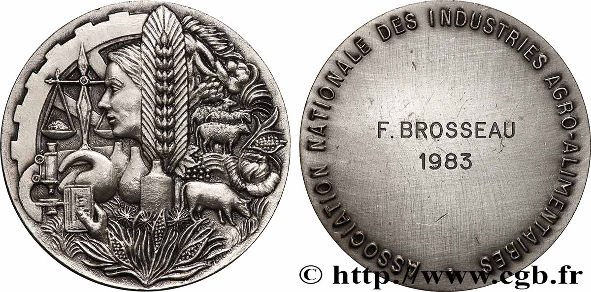 V REPUBLIC Médaille, Association nationale des industries agro-alimentaires AU