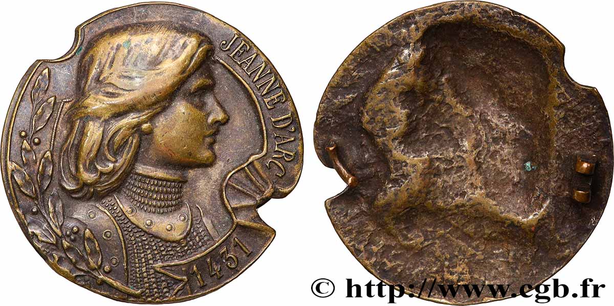 JOAN OF ARC Médaille, Jeanne d’Arc fVZ