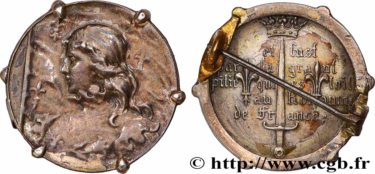 JOAN OF ARC Médaille, Jeanne d’Arc SS