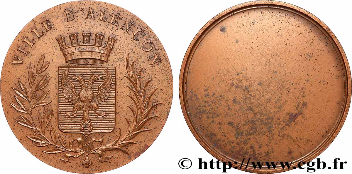 V REPUBLIC Médaille, Ville d’Alençon AU