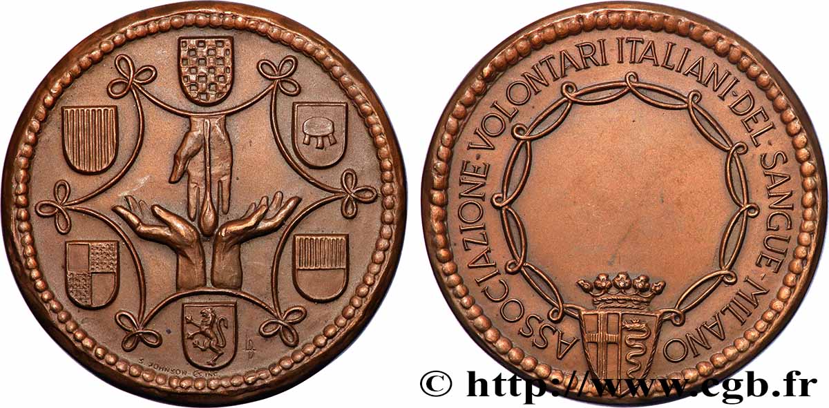 ITALIEN Médaille, Volontaires sanguinaires fVZ