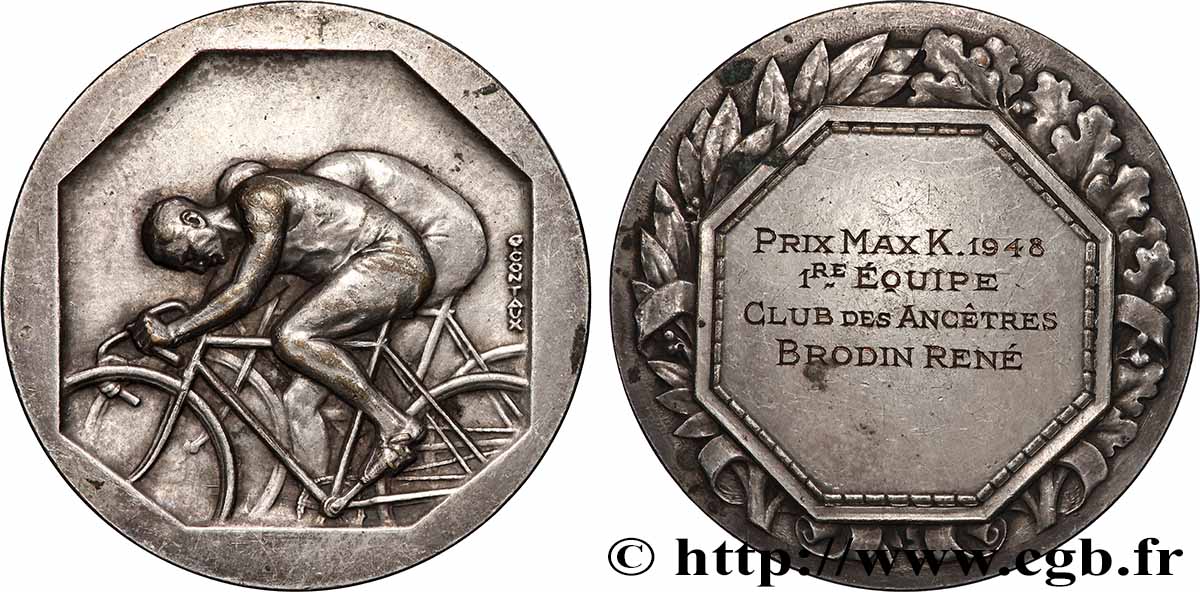 DRITTE FRANZOSISCHE REPUBLIK Médaille, Club des Ancêtres SS