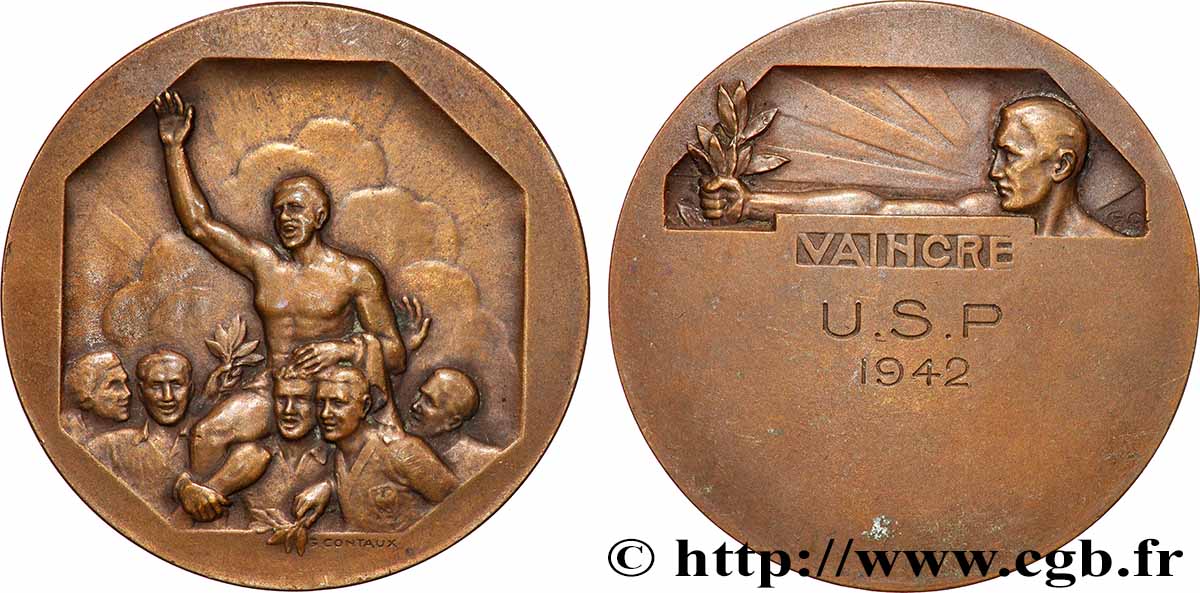 ETAT FRANÇAIS Médaille, Vaincre fVZ