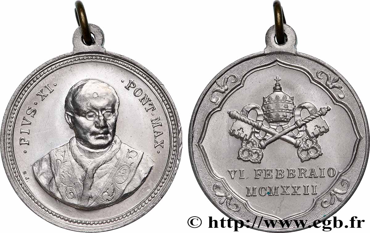 VATIKAN - PIE XI. (Achille Ratti) Médaille, Pie XI VZ