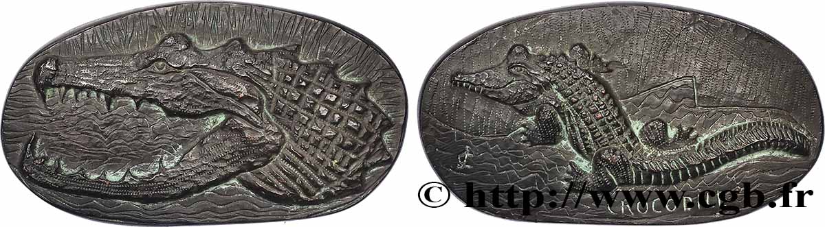CINQUIÈME RÉPUBLIQUE Médaille, Crocodile, n°46 SUP