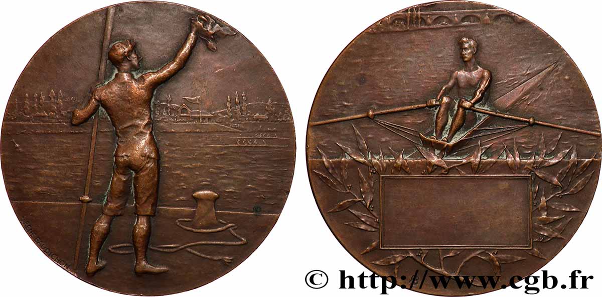 TROISIÈME RÉPUBLIQUE Médaille, Régates TTB+