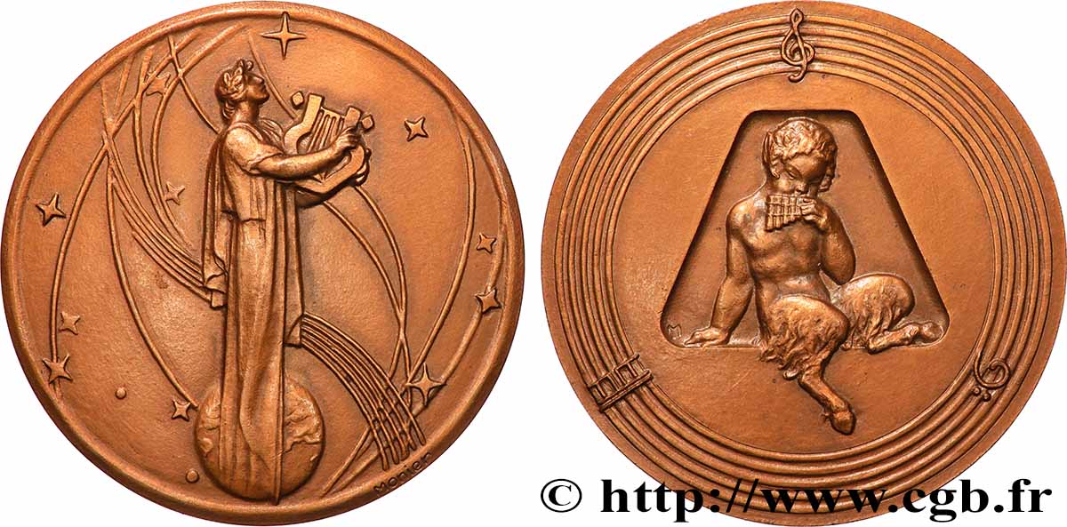 CINQUIÈME RÉPUBLIQUE Médaille, Inspiration musicale SUP