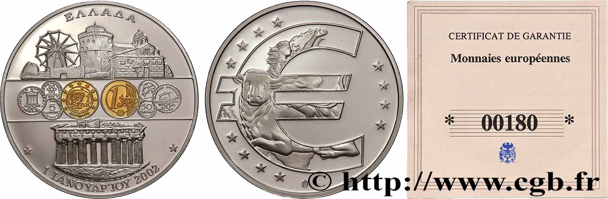 EUROPE Médaille, Grèce BE