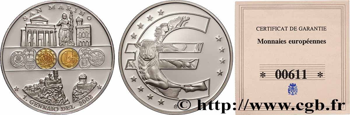EUROPA Médaille, Saint Marin Proof set