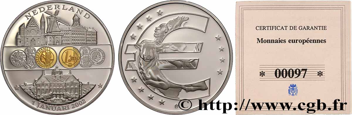 EUROPE Médaille, Pays-Bas BE