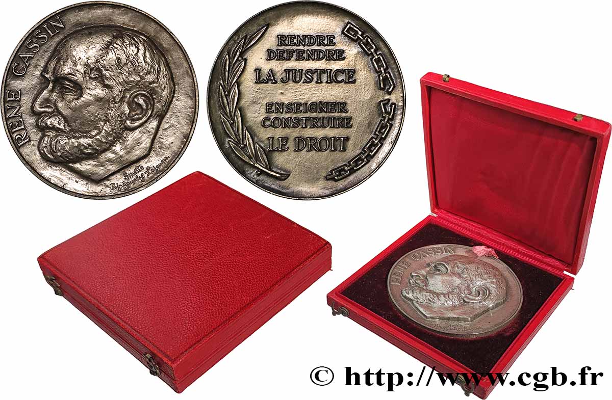 V REPUBLIC Médaille, René Cassin AU