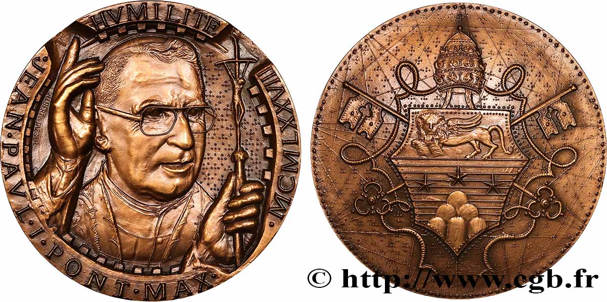 V REPUBLIC Médaille, Jean-Paul Ier AU