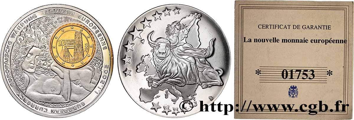 EUROPA Médaille, Monnaie européenne, Autriche MS